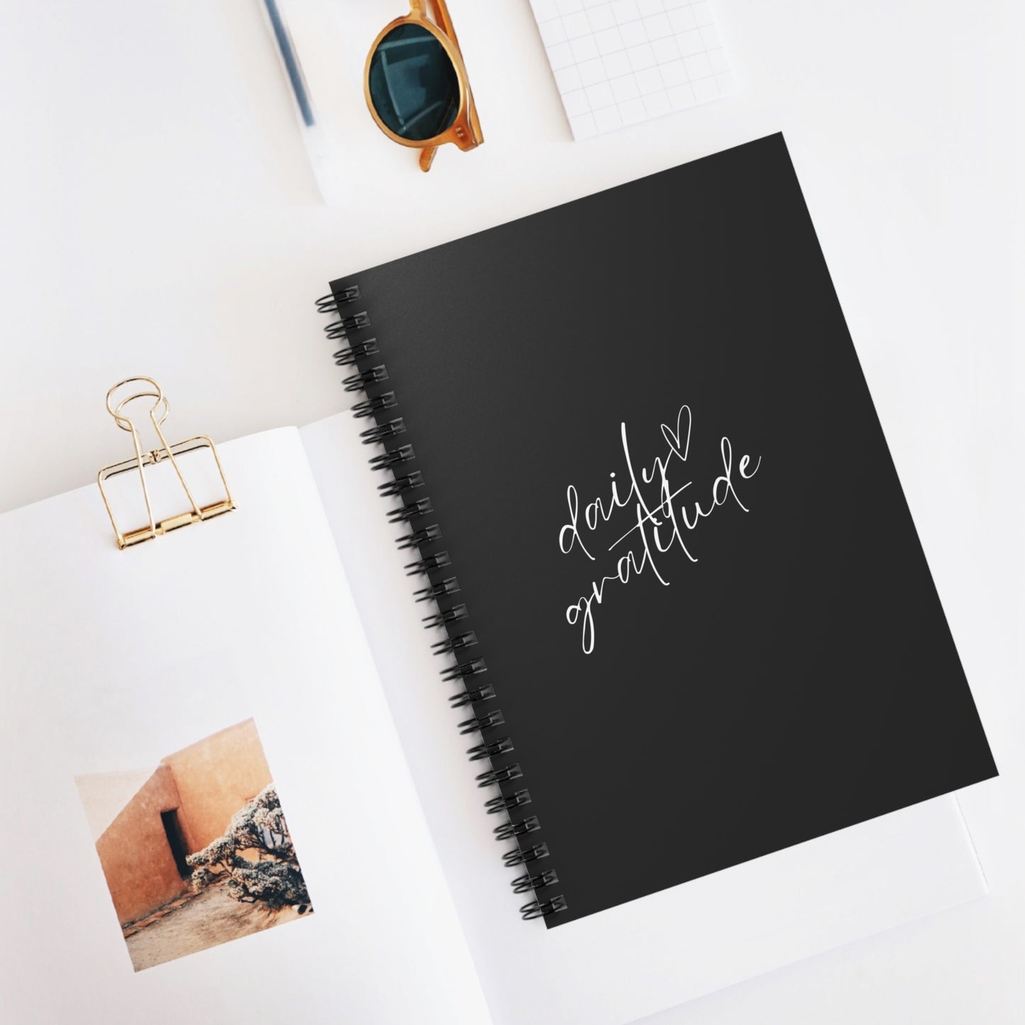 Daily Gratitude Journal | Black